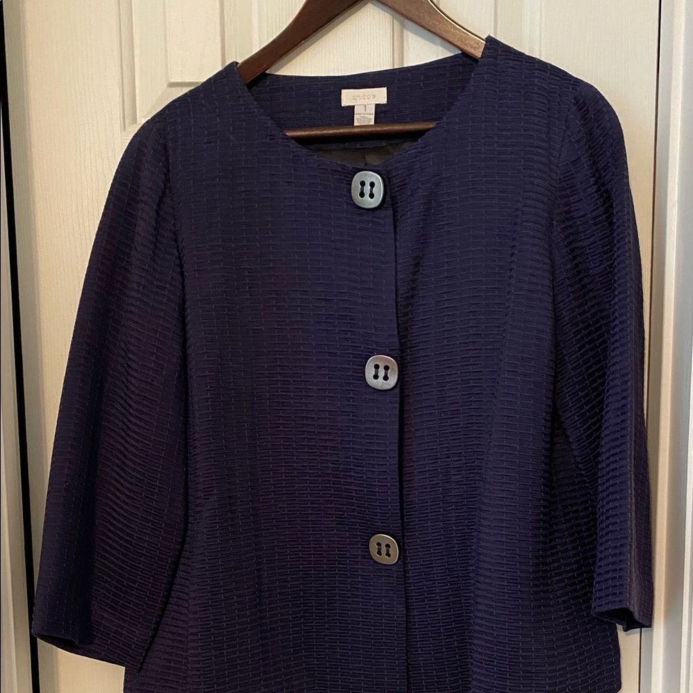 Chico’s purple blazer, size 1